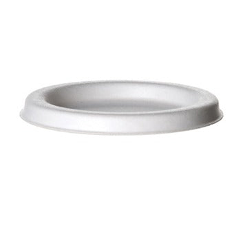 Eco-Products Plant Fiber Cup Lid, White - 2 oz.