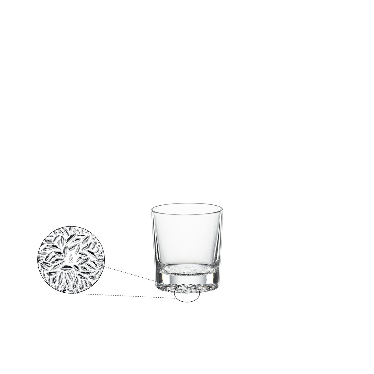 Spiegelau Lounge 2.0 Crystal Glass, Clear, 12/Case - 3 7/8"