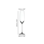 Spiegelau 4728007 Salute Crystal Flute Glass, 7 oz., Clear, 12/Case - Default Title