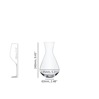 Spiegelau 4800188 Crystal Decanter, 1.47 qt. 47.25 oz., Clear - Default Title