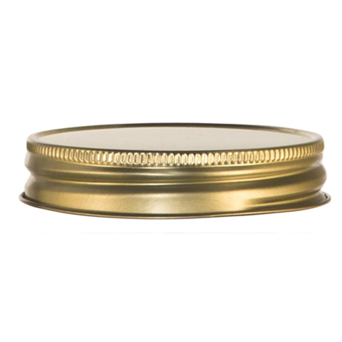 Libbey 92136 Metal Lid, 3" Diameter, Gold, 72/Case - Default Title