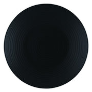 Dudson Evo Origins Stoneware Plate Arc Cardinal, 11 1/2" Diameter - Black