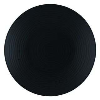 Dudson Evo Origins Stoneware Plate Arc Cardinal, 11 1/2" Diameter - Black