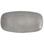 Dudson EO355 Evo Origins China Plate Arc Cardinal, 7 3/8" x 13 7/8", Gray, 6/Case - Default Title