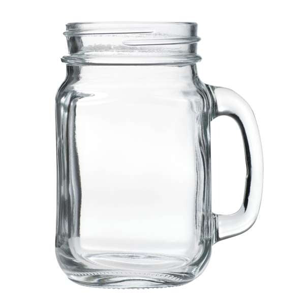 Arcoroc FK203 Glass Mason Jar, 16.5 oz., Clear, 12/Case - Default Title