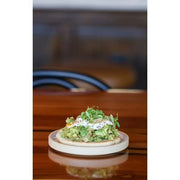 Chef & Sommelier Geode Stoneware Plate Arc Cardinal - White
