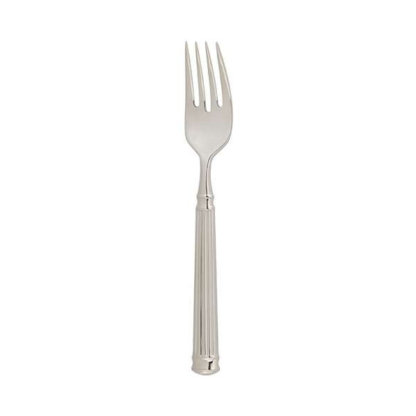 Chef & Sommelier Fluted by Arc Cardinal Stainless Steel Fork Arc Cardinal, Silver, 36/Case - 7 1/8" Salad Dessert Fork