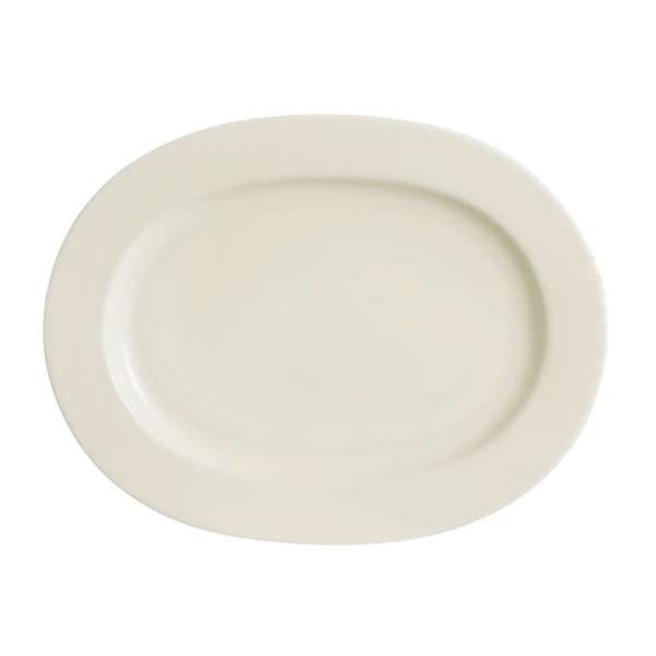 Chef & Sommelier FN063 Infinity Bone China Platter Arc Cardinal, 8 1/2" x 11 1/4", White, 12/Case - Default Title