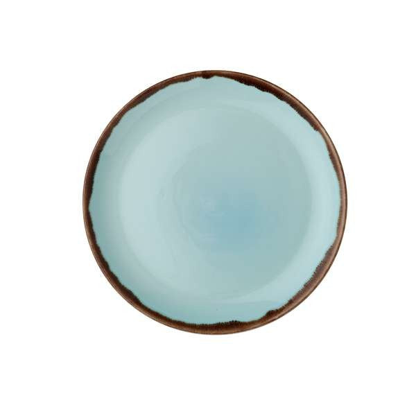 Dudson Harvest China Plate Arc Cardinal, 11 1/4" Diameter, 12/Case - Turquoise