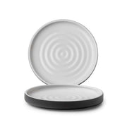Chef & Sommelier FP132 Geode Stoneware Plate Arc Cardinal, 6" Diameter, Black, 12/Case - Default Title