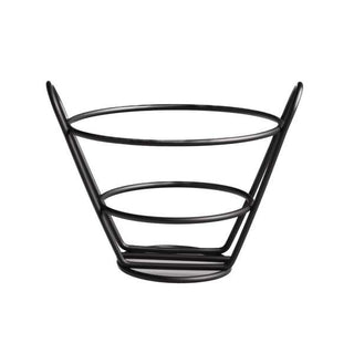 Arcoroc FP316 Stainless Steel Arc Cardinal, 5 1/4" x 4 1/2", Black, 24/Case - Default Title