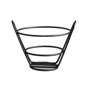 Arcoroc FP316 Stainless Steel Arc Cardinal, 5 1/4" x 4 1/2", Black, 24/Case - Default Title