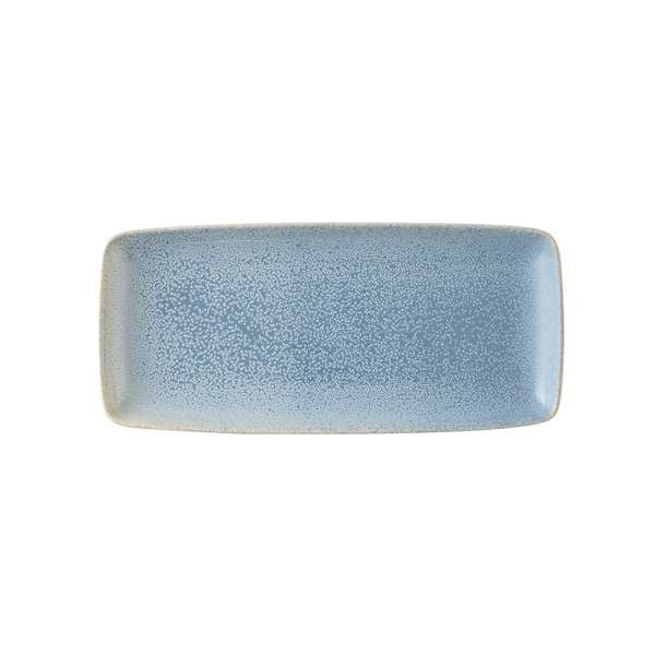 Dudson Evo Origins Stoneware Platter Arc Cardinal, 4 3/4" x 10 5/8" - Blue