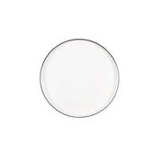 Chef & Sommelier Selene China Plate Arc Cardinal, 10 1/2" Diameter, 8/Case - Black White