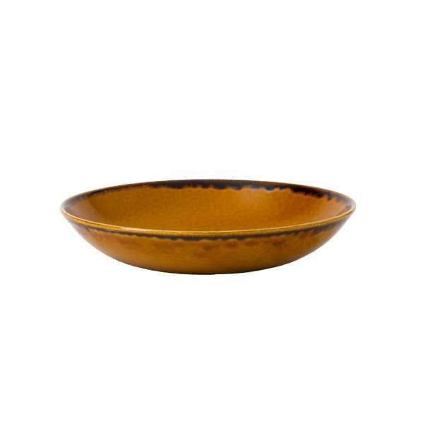 Dudson Harvest China Bowl Arc Cardinal, 15 oz., 12/Case - Brown Round