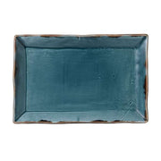 Dudson Harvest China Platter Arc Cardinal, 9" x 13 1/4", 6/Case - Blue