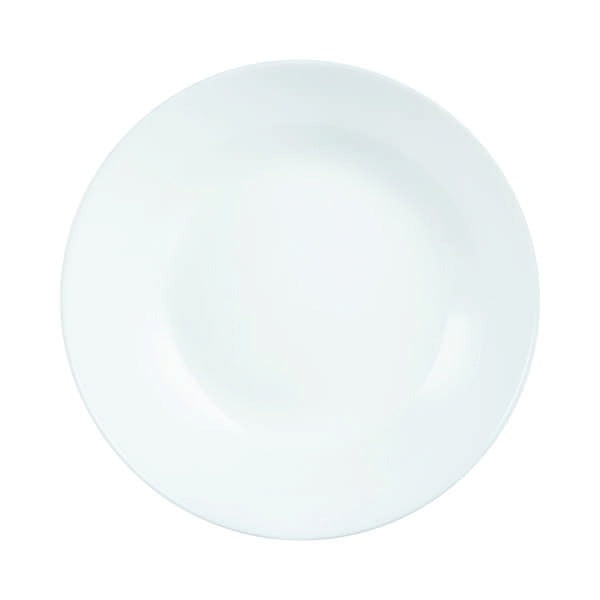 Arcoroc Evolutions Glass Plate Arc Cardinal, White - 7 3/4"