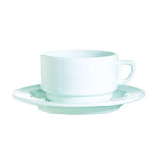 Arcoroc R0833 Candour Porcelain Arc Cardinal, 6 1/2" Diameter, White, 24/Case - Default Title
