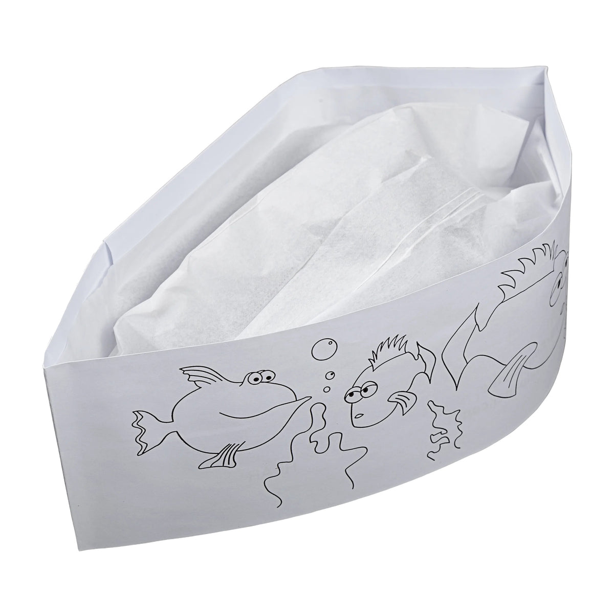 AmerCare Royal RCC2KK Paper Disposable Chef Hat, One Size Fits Most, 100/Case - Default Title