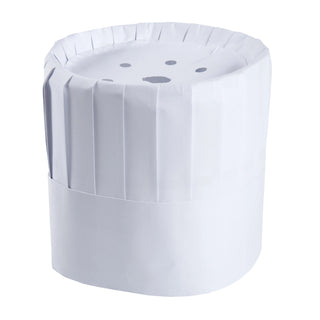 Royal Paper Disposable Chef Hat, White - 7"