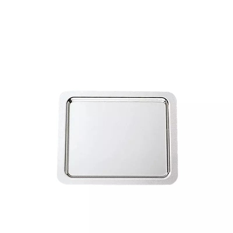 Hepp 12.2056 Neutral Stainless Steel Tray, Silver - 12 13/16"