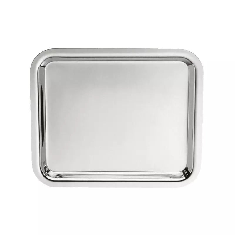 Hepp 12.2166 Neutral Stainless Steel Serving Tray, Silver - 12"