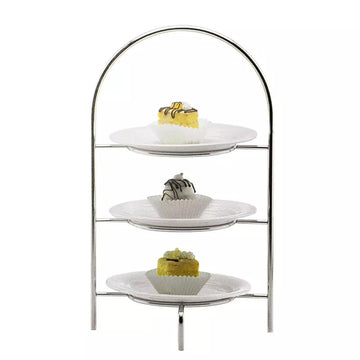 Hepp 13.3078.2400 Neutral Stainless Steel Display Stand, 11 3/8" Long, Silver - Default Title