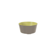 Dalebrook from Global Tableware Collective Mayfair Melamine Bowl, 17 oz., 8/Case - Gray Yellow