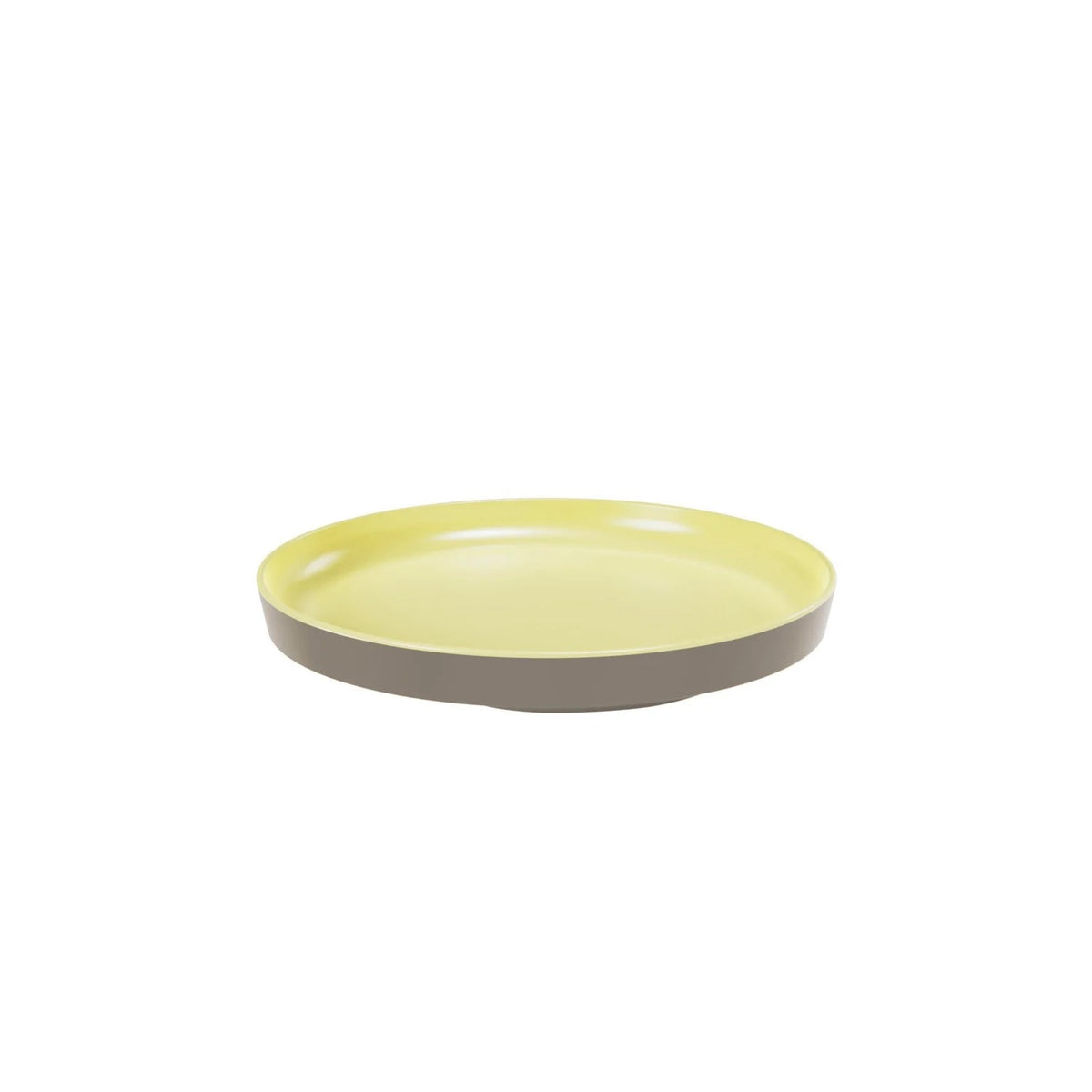 Dalebrook from Global Tableware Collective Mayfair Melamine Lid, 8 1/4" Diameter, 12/Case - Gray Yellow