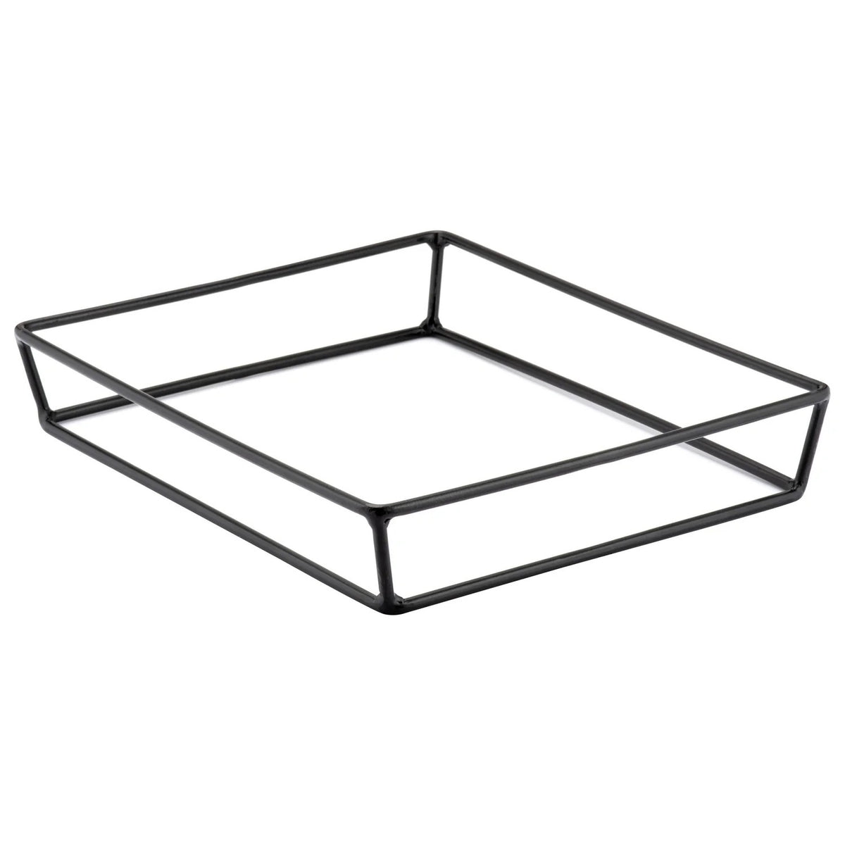 Dalebrook from Global Tableware Collective Iron Display Riser, 12 1/8" Long, Black - 10 1/8" x 2 1/8"