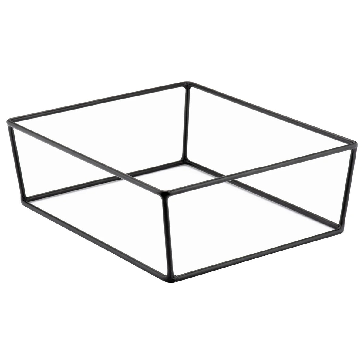 Dalebrook from Global Tableware Collective Iron Display Riser, 12 1/8" Long, Black - 10 1/8" x 3 15/16"