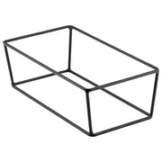 Dalebrook from Global Tableware Collective Iron Display Riser, 12 1/8" Long, Black - 6 1/2" x 3 15/16"