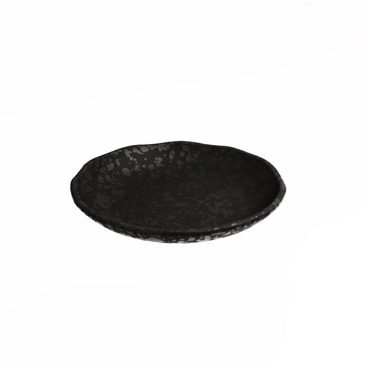 Dalebrook from Global Tableware Collective Mineral Melamine Plate, Black - 8 1/8"