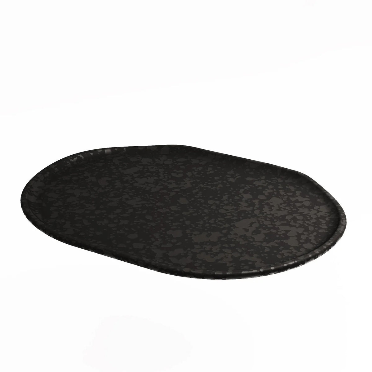Dalebrook from Global Tableware Collective Mineral Melamine Platter, 9" x 12", 6/Case - Black