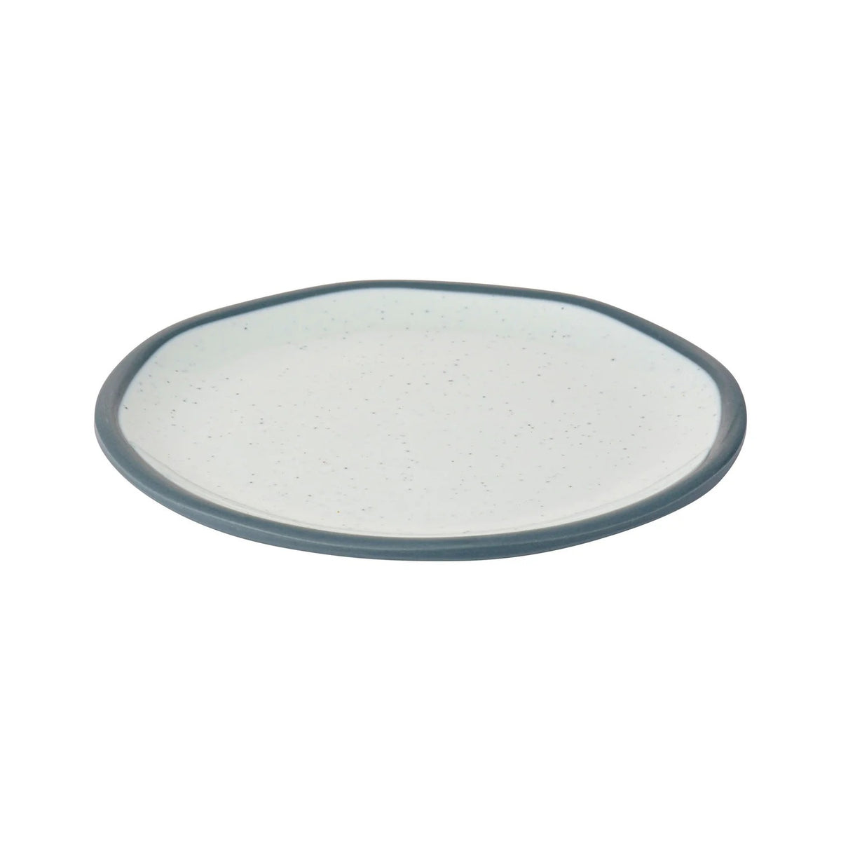 Dalebrook from Global Tableware Collective Marl Melamine Plate, 6" Diameter, 24/Case - White