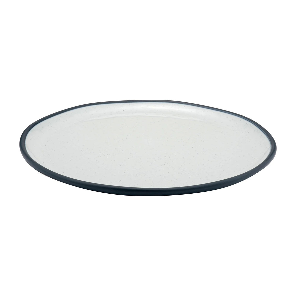 Dalebrook from Global Tableware Collective Marl Melamine Plate, 11" Diameter, 12/Case - White