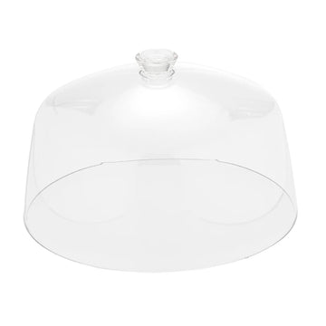Dalebrook from Global Tableware Collective DBTC42680 SAN Plastic Cake Cover, 6 1/2" High, Clear - Default Title