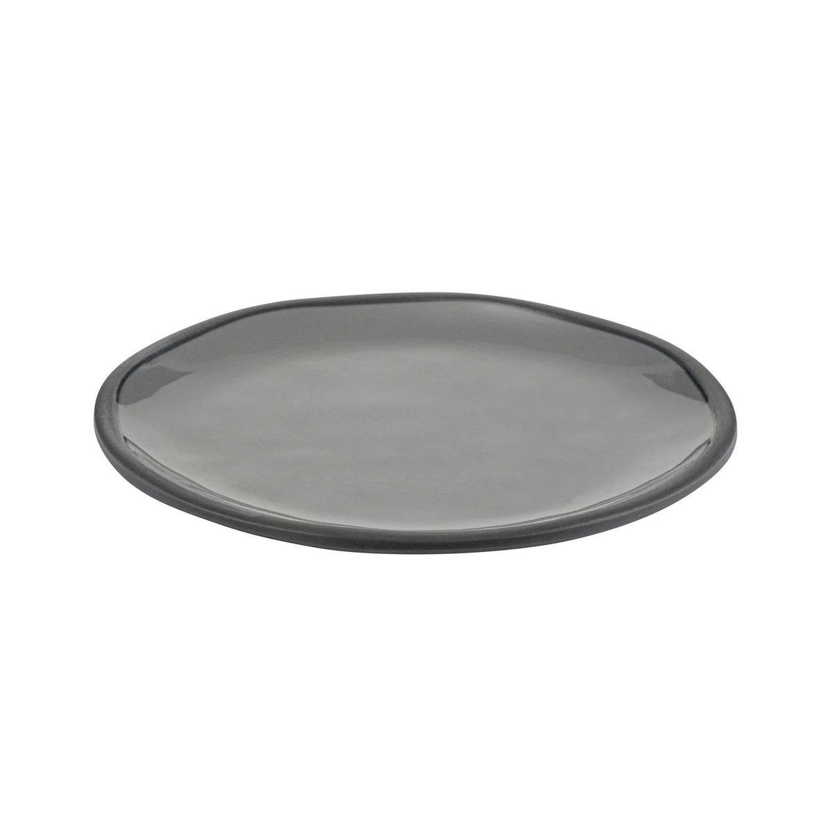 Dalebrook from Global Tableware Collective Marl Melamine Plate, 6" Diameter, 24/Case - Gray