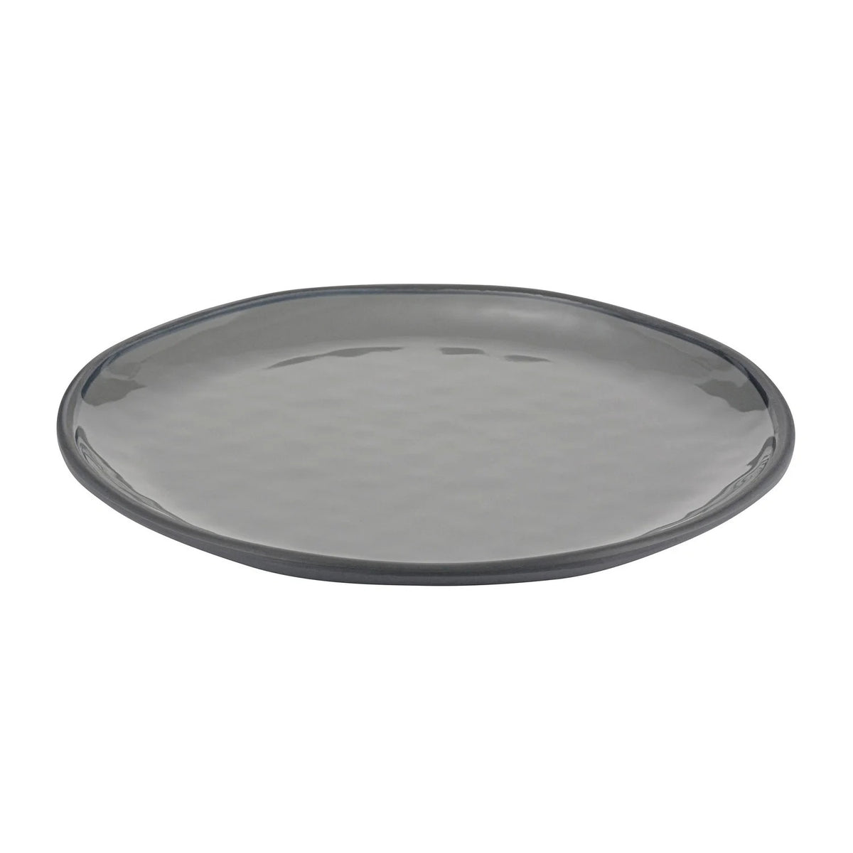 Dalebrook from Global Tableware Collective Marl Melamine Plate, 11" Diameter, 12/Case - Gray