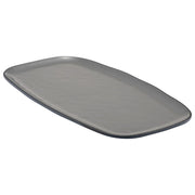 Dalebrook from Global Tableware Collective TGY4609 Marl Melamine Plate, 7 1/2" x 14", Gray, 12/Case - Default Title