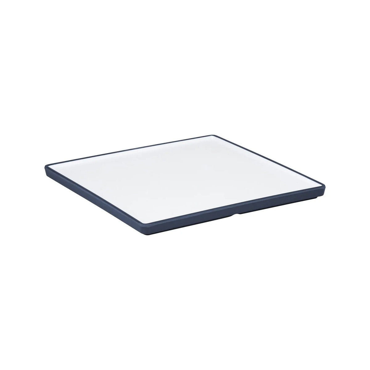 Dalebrook from Global Tableware Collective Trafalgar Melamine Plate, 10" x 10", 12/Case - Gray White