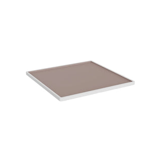 Dalebrook from Global Tableware Collective Trafalgar Melamine Plate, 10" x 10", 12/Case - Brown White