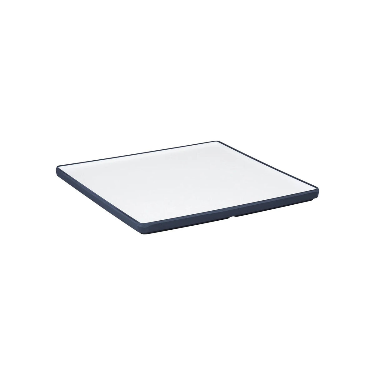 Dalebrook from Global Tableware Collective Trafalgar Melamine Plate, 12" x 12", 10/Case - Gray White
