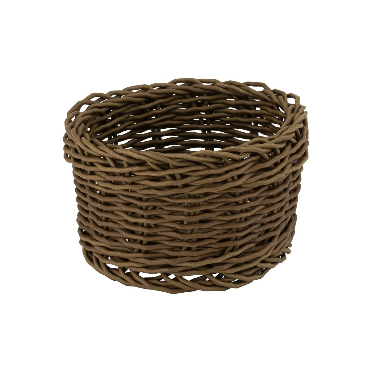 Dalebrook from Global Tableware Collective DBW250 Melamine Basket, 7 1/8" Diameter, Brown - Default Title