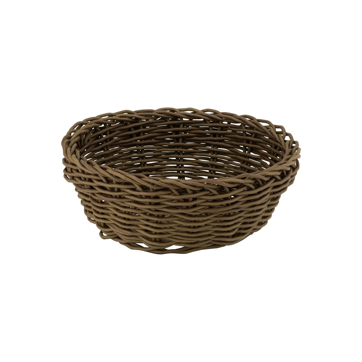 Dalebrook from Global Tableware Collective DBW251 Melamine Basket, 9 1/16" Diameter, Brown - Default Title