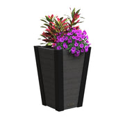 Mayne Horizon Vinyl Planter, Gray - 6 dry gallons