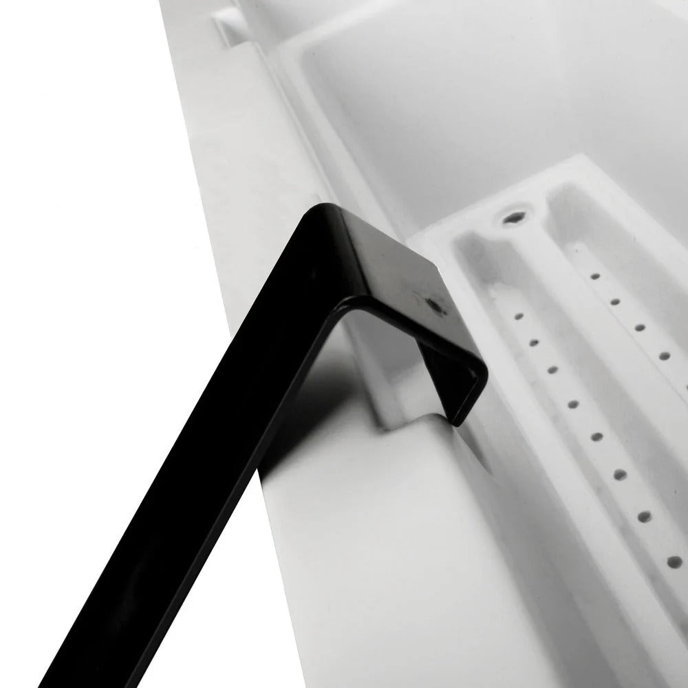 Mayne Powder Coated Steel Bracket, 1 13/16" x 3 3/4", Black - photo 2