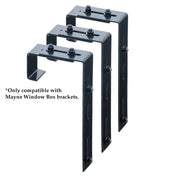 Mayne Powder Coated Steel Bracket, 1 13/16" x 3 3/4", Black - photo 4