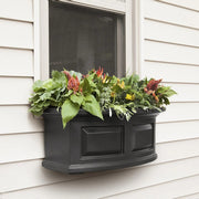 Mayne Nantucket Window Box, 10 1/4" High, Black - photo 3