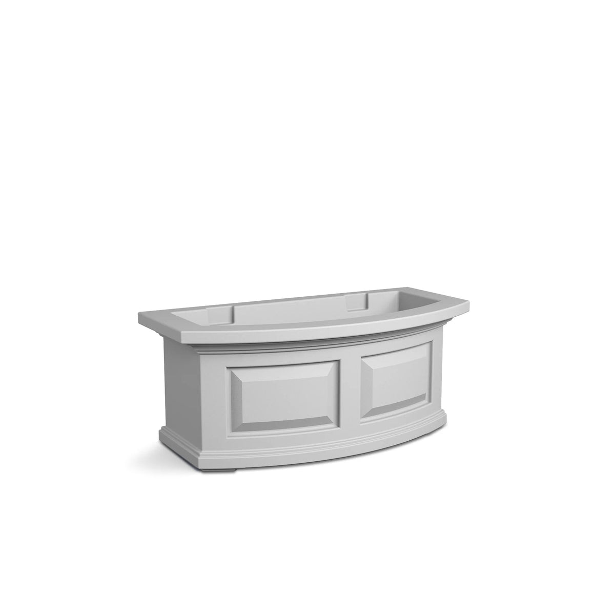 Mayne Nantucket Window Box, 10 1/4" High, White - photo 2